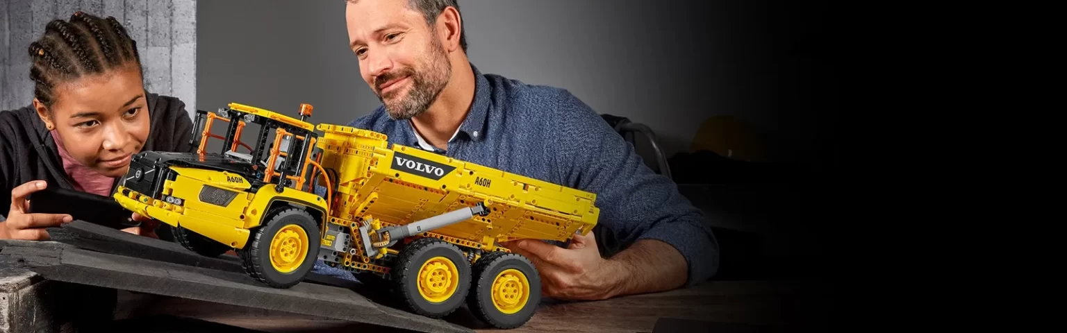 lego technic 42114 6x6 volvo articulated home 1 1536x480 - لگو کامیون ولوو مفصلی (تکنیک) 42114 LEGO Volvo Articulated Hauler A60H