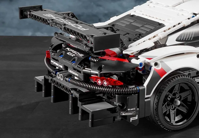 Lego Technic 42096 porsche 911 rsr 3 - لگو تکنیک پورشه 911 مدل 42096 LEGO Porsche 911 RSR