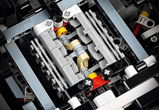 Lego Technic 42096 porsche 911 rsr 4 - لگو تکنیک پورشه 911 مدل 42096 LEGO Porsche 911 RSR