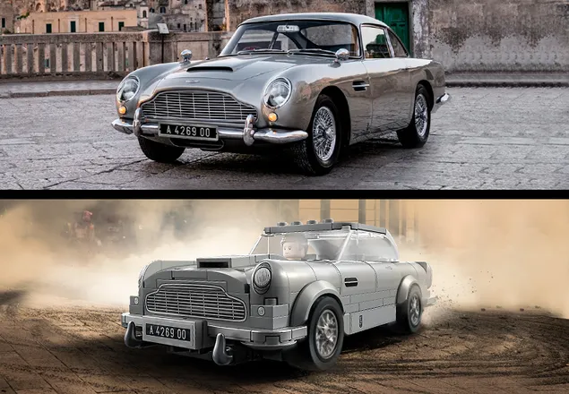 Lego 007 Aston Martin DB5 h 76911 3 - لگو ماشین استون مارتین (اسپید چمپیونز) 76911 LEGO Aston Martin 007 DB5