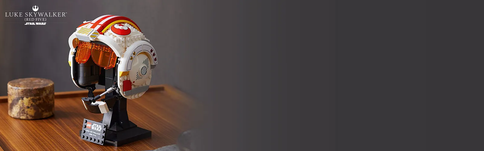 Lego Starwars Luke Skywalker h 75327 1 - لگو جنگ ستارگان کلاه خود لوک اسکای واکر 75327 LEGO Luke Skywalker (Red Five) Helmet