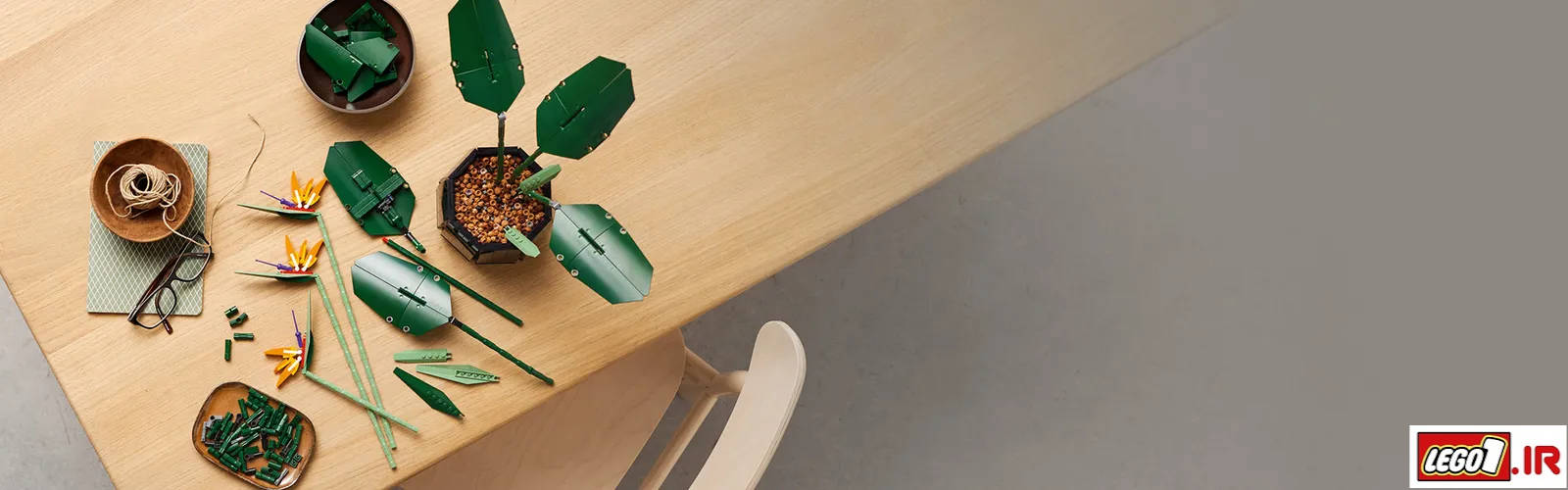 lego bird of paradise h 10289 A2 - لگو آیکونز گل پرنده بهشتی-استرلیتزیا LEGO Bird of Paradise 10289