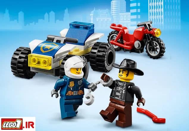 Lego police helicopter chase h 60243 A4 - لگو تعقیب و گریز هلیکوپتر پلیس (سیتی) LEGO Police Helicopter Chase 60243