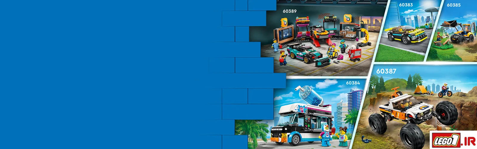 lego 4x4 off roader adventures h 60387 A9 - لگو سیتی ماجراهای آفرود ماشین 4x4 مدلLEGO 4x4 Off-Roader Adventures 60387