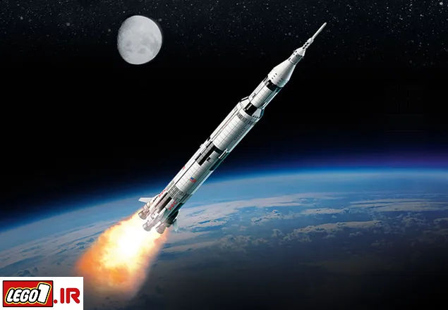 lego nasa apollo saturn v h 92176 A3 - لگو موشک فضایی آپولو سترن 5 ناسا (ایده ها) LEGO&reg; NASA Apollo Saturn V 92176