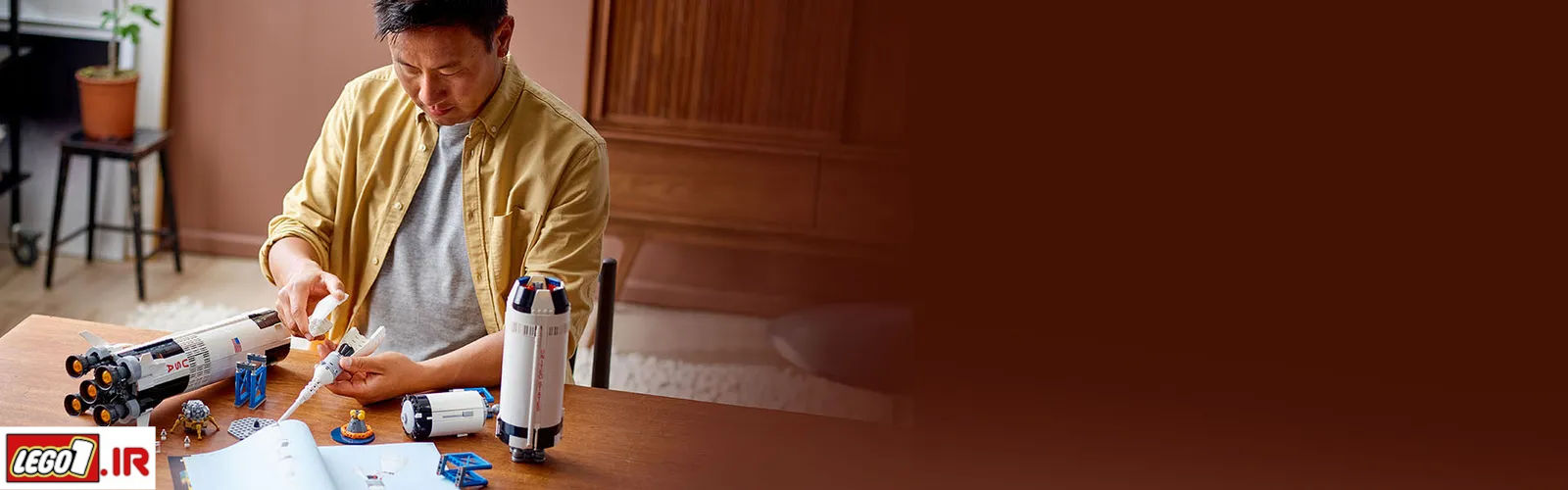 lego nasa apollo saturn v h 92176 A6 - لگو موشک فضایی آپولو سترن 5 ناسا (ایده ها) LEGO&reg; NASA Apollo Saturn V 92176