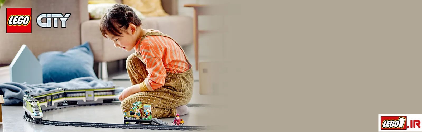 Lego city train h 60337 A1 - لگو سیتی قطار سریع السیر مدل LEGO Express Passenger Train 60337