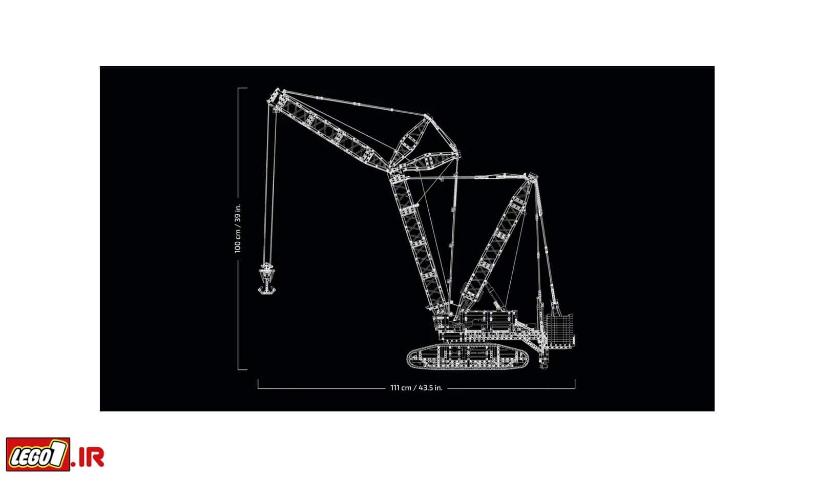 لگو تکنیک جرثقیل لیبهر مدلLEGO Liebherr Crawler Crane LR 13000 42146 لگو تکنیک جرثقیل لیبهر مدلLEGO Liebherr Crawler Crane LR 13000 42146