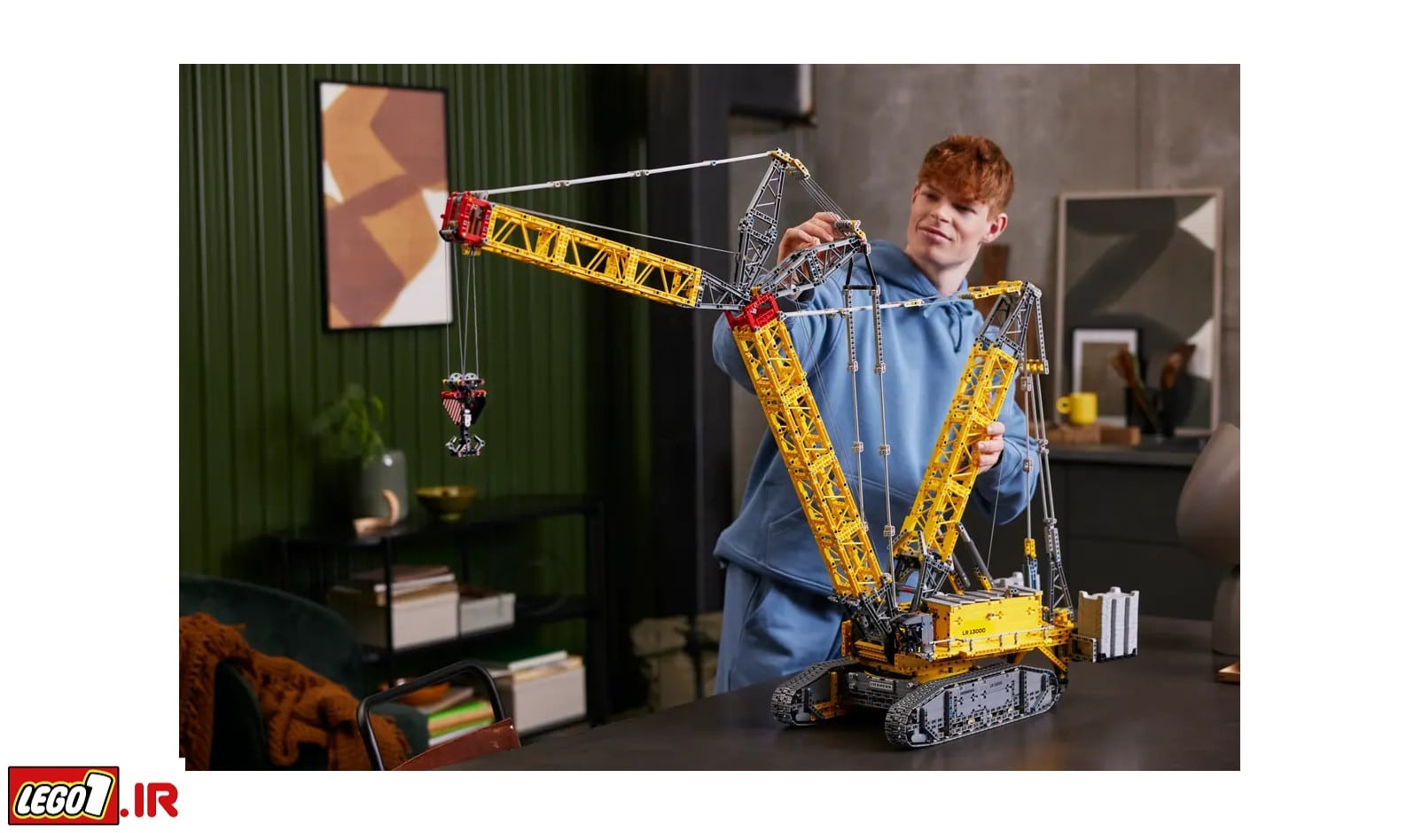 لگو تکنیک جرثقیل لیبهر مدلLEGO Liebherr Crawler Crane LR 13000 42146 لگو تکنیک جرثقیل لیبهر مدلLEGO Liebherr Crawler Crane LR 13000 42146