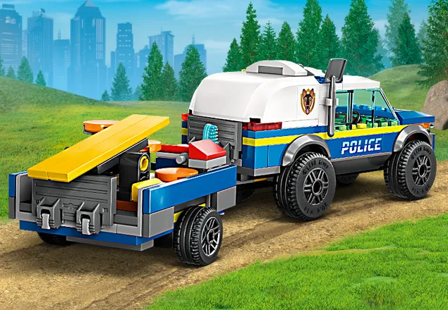 lego mobile police dog training h 60369 3 - لگو سیتی آموزش سگ پلیس سیار LEGO Mobile Police Dog Training 60369