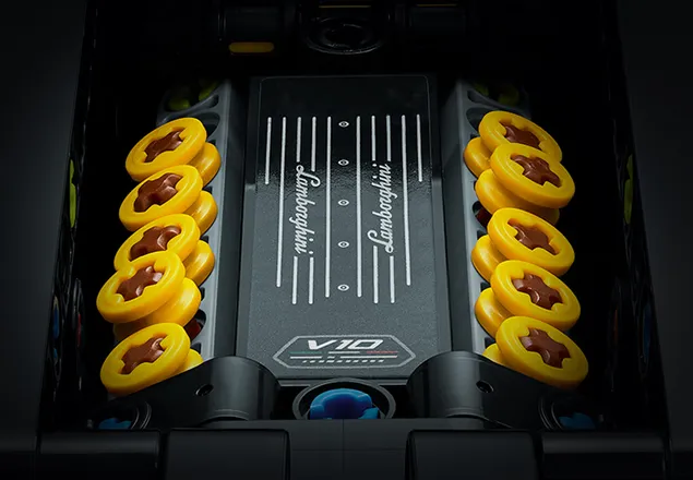 lego lamborghini huracan tecnica h 42161 4 - لگو تکنیک لامبورگینی هوراکان LEGO Lamborghini Huracan Tecnica 42161